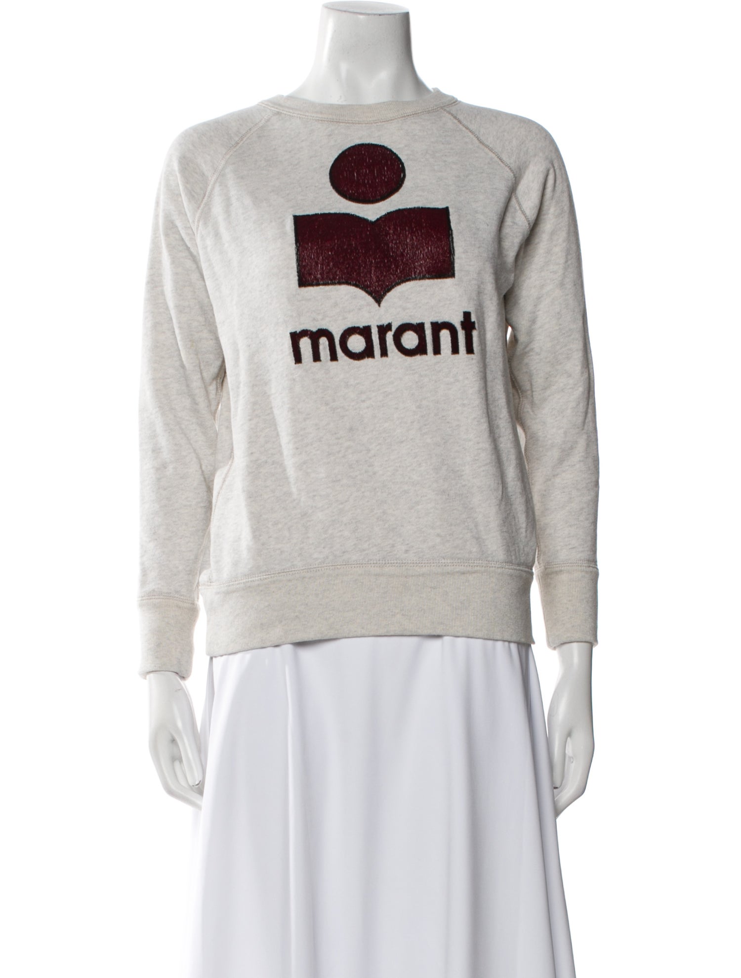 Isabel Marant Graphic Print Crew Neck Sweater