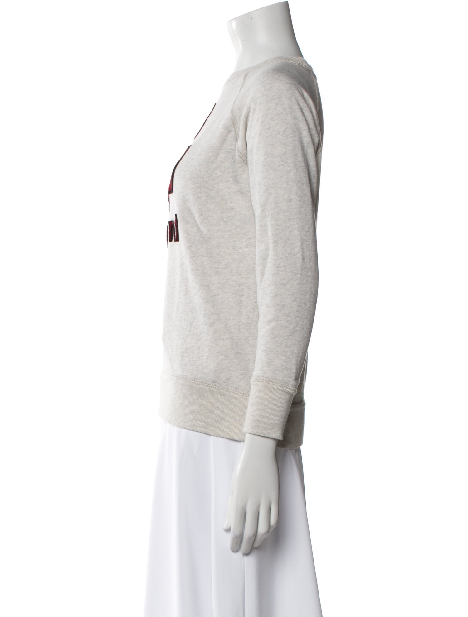 Isabel Marant Graphic Print Crew Neck Sweater