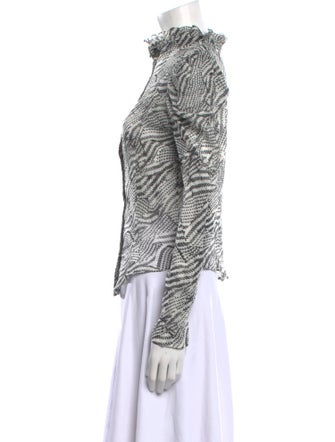 Isabel Marant Printed Mock Neck Blouse