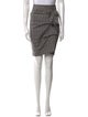 Isabel Marant Plaid Print Knee-Length Skirt