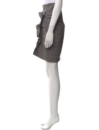 Isabel Marant Plaid Print Knee-Length Skirt