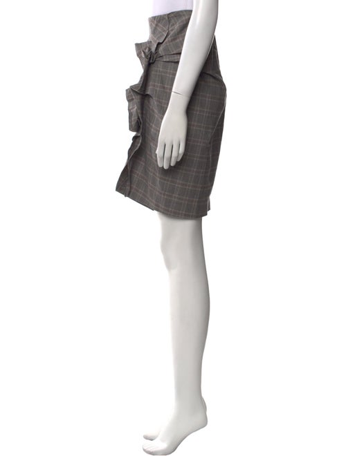 Isabel Marant Plaid Print Knee-Length Skirt