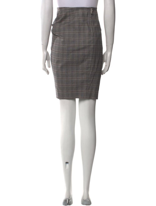 Isabel Marant Plaid Print Knee-Length Skirt