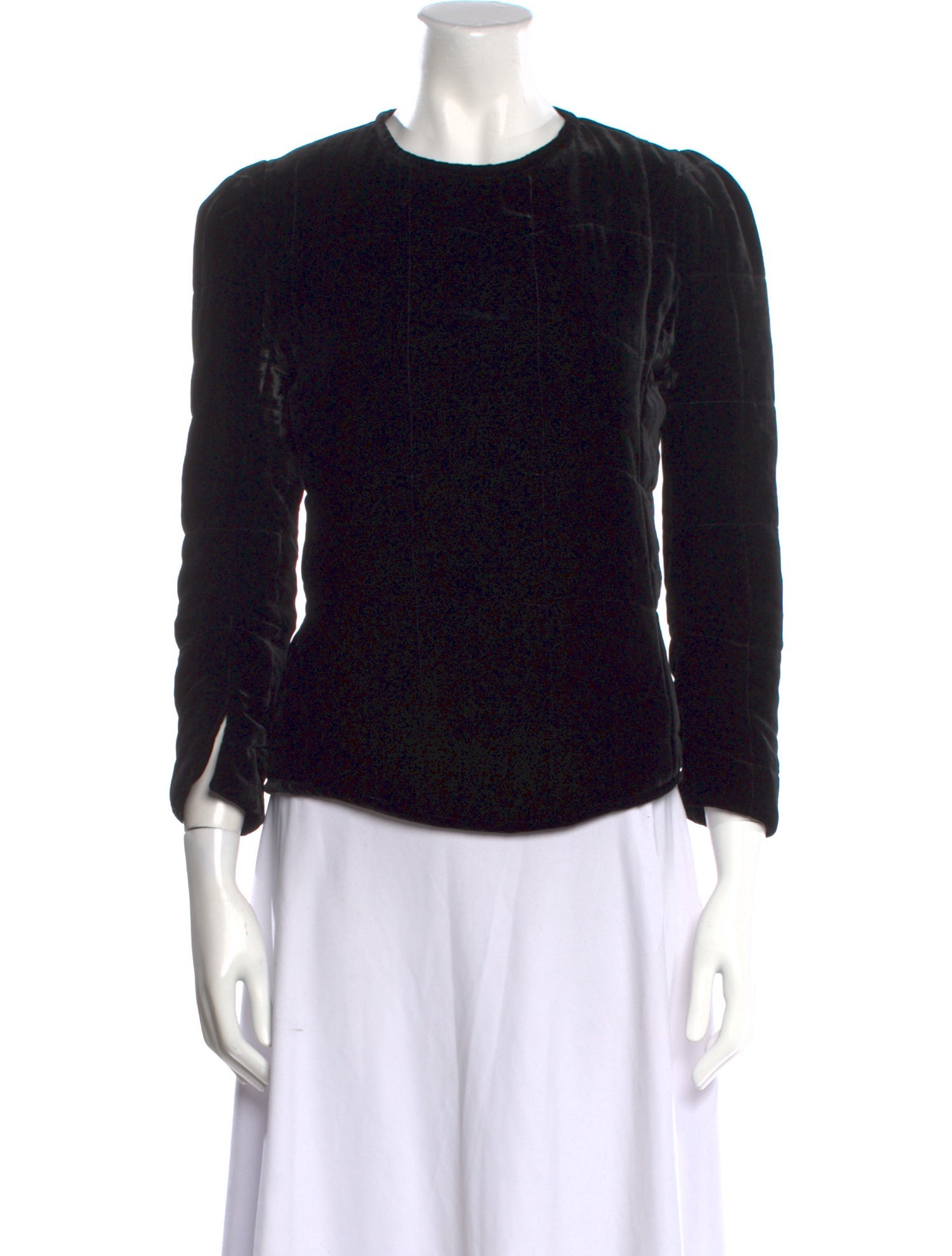 Isabel Marant Crew Neck Three-Quarter Sleeve Blouse