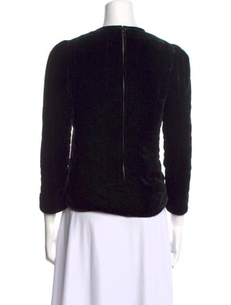 Isabel Marant Crew Neck Three-Quarter Sleeve Blouse