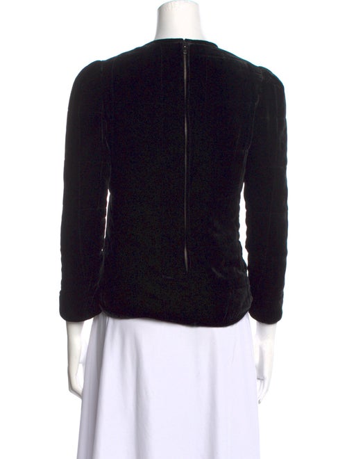 Isabel Marant Crew Neck Three-Quarter Sleeve Blouse