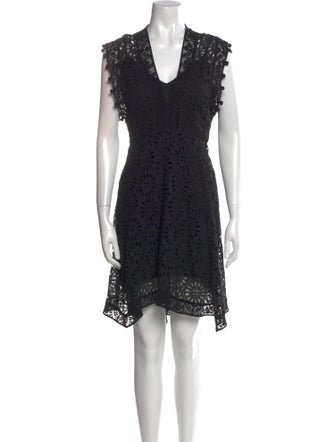 Isabel Marant Lace Pattern Knee-Length Dress