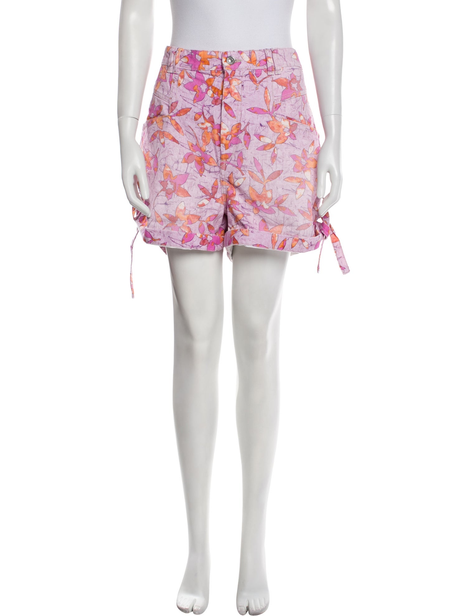 Isabel Marant Floral Print Mini Shorts