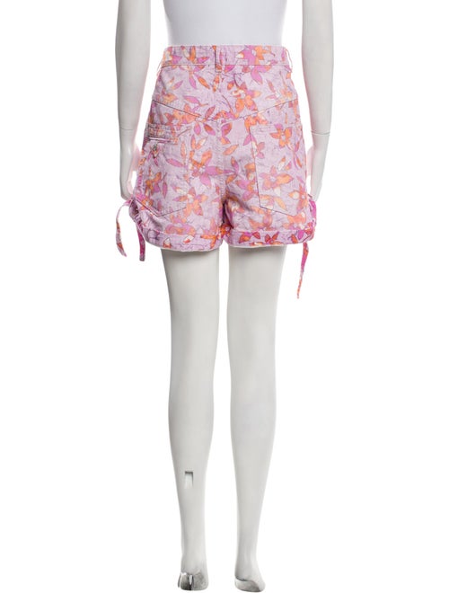 Isabel Marant Floral Print Mini Shorts