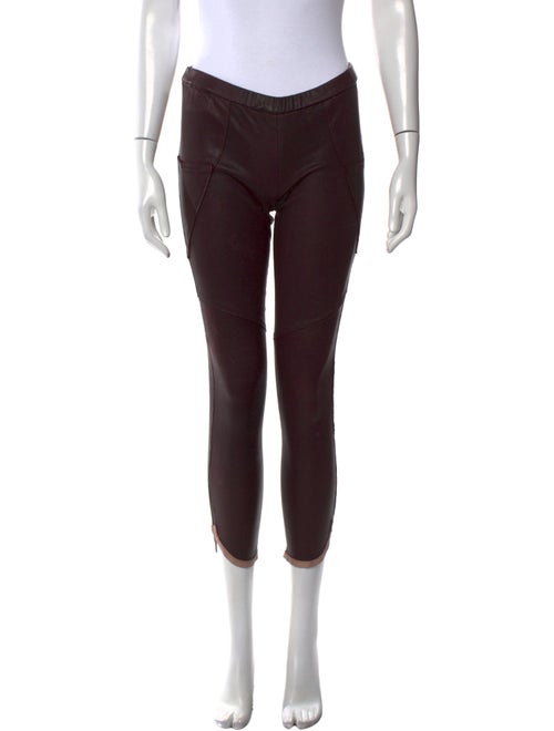 Isabel Marant Lambskin Skinny Leg Pants