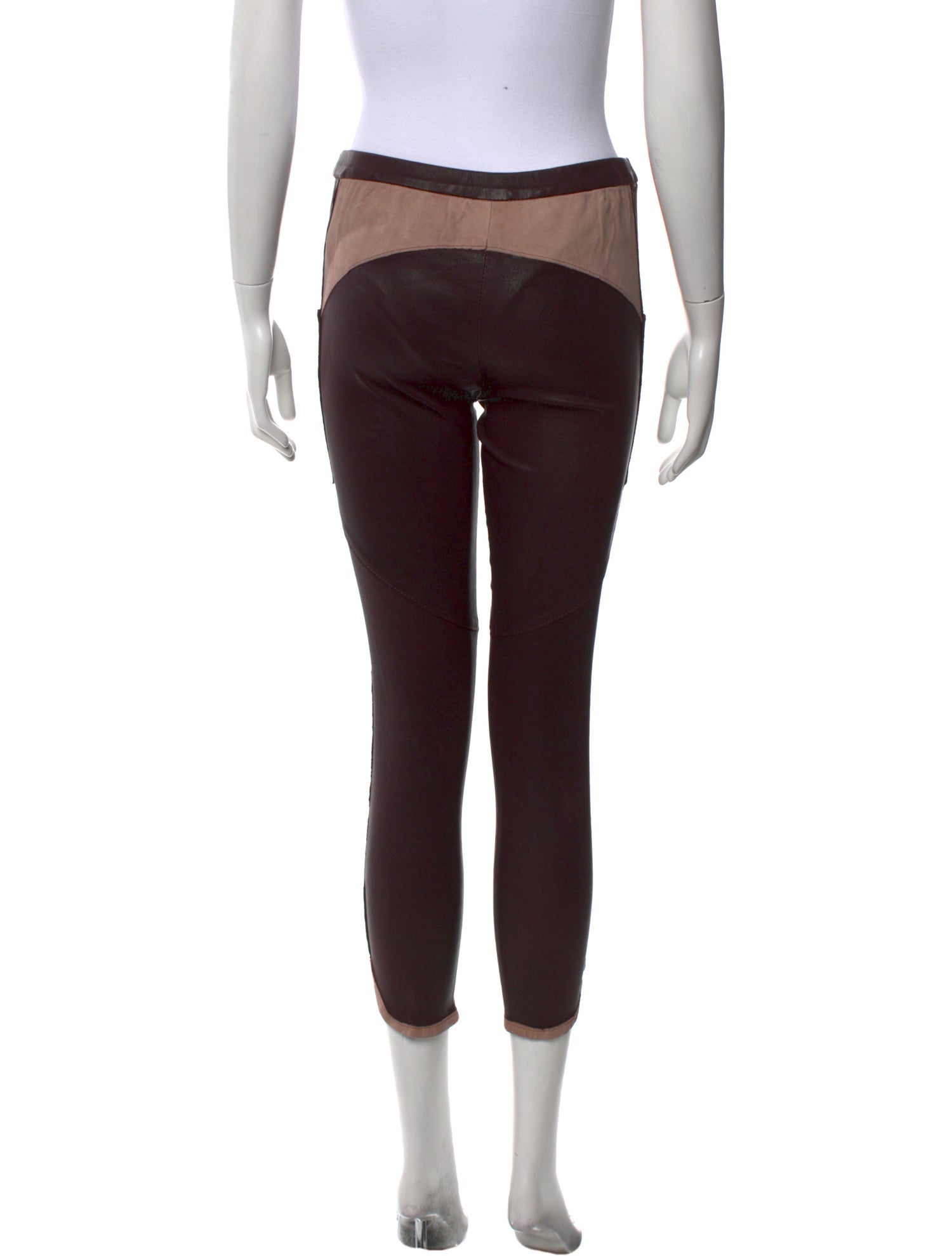 Isabel Marant Lambskin Skinny Leg Pants