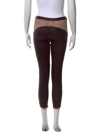 Isabel Marant Lambskin Skinny Leg Pants