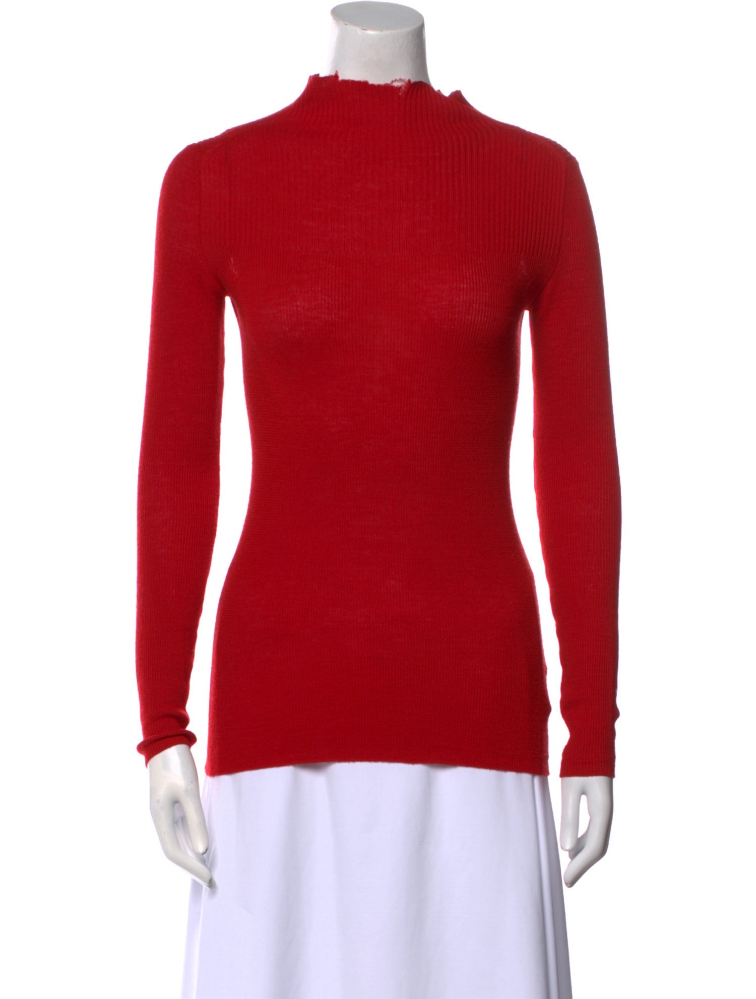 Isabel Marant Mock Neck Long Sleeve Top