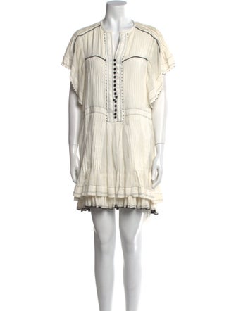 Isabel Marant V-Neck Mini Dress