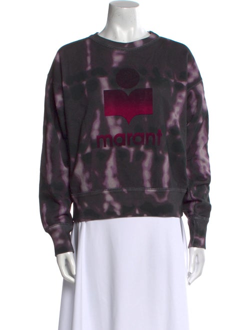 Isabel Marant Tie-Dye Print Crew Neck Sweater