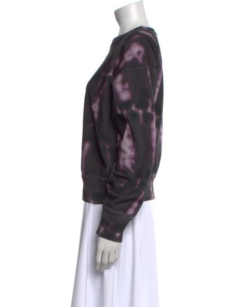 Isabel Marant Tie-Dye Print Crew Neck Sweater