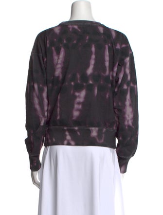 Isabel Marant Tie-Dye Print Crew Neck Sweater