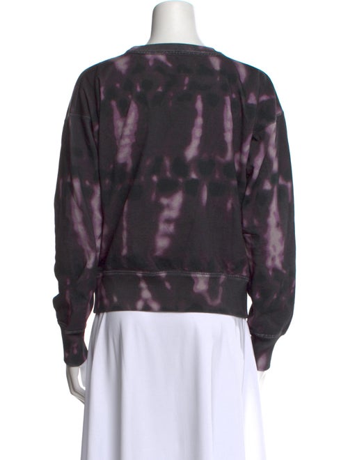 Isabel Marant Tie-Dye Print Crew Neck Sweater