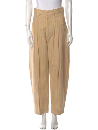Isabel Marant Striped Straight Leg Pants
