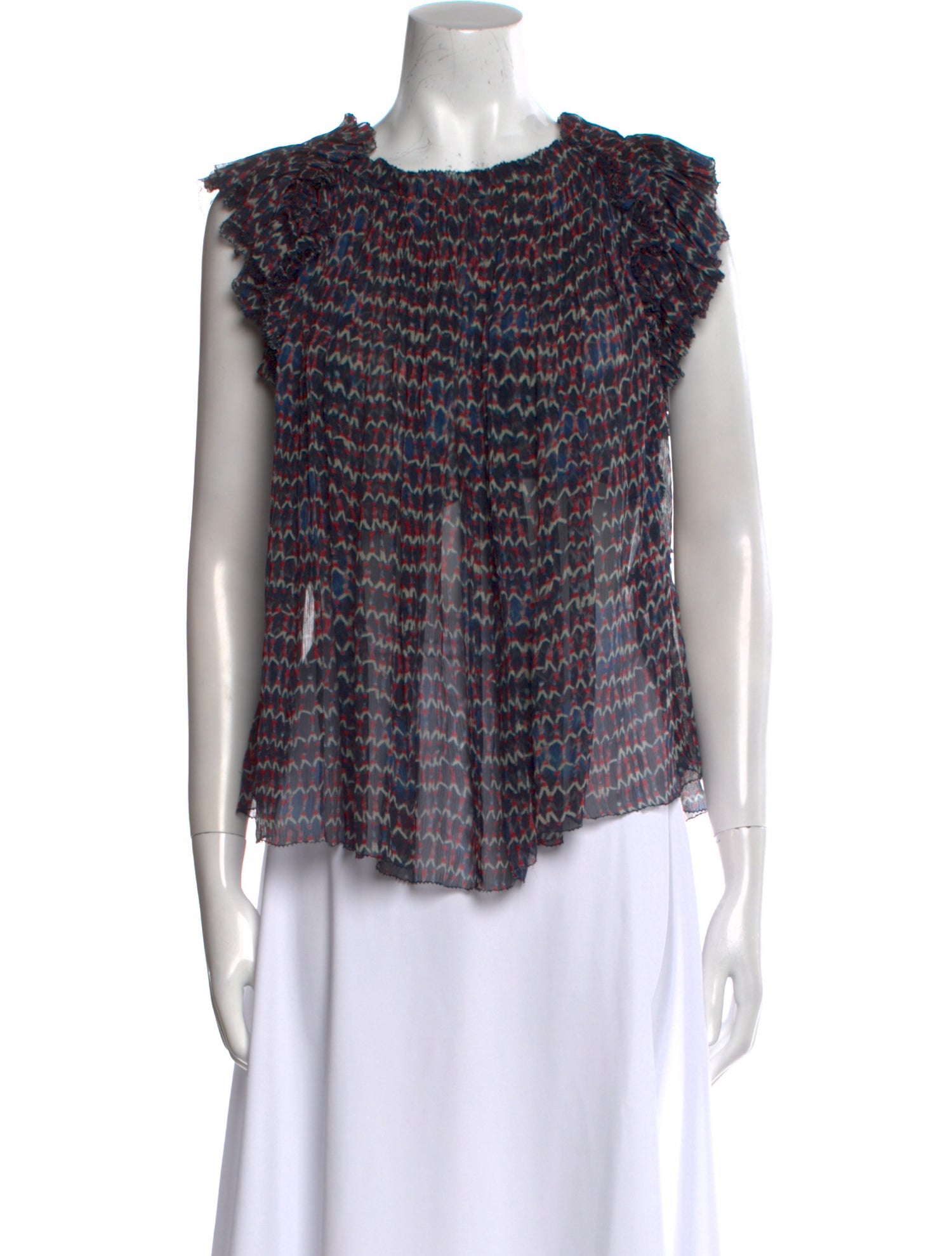 Isabel Marant Silk Printed Blouse