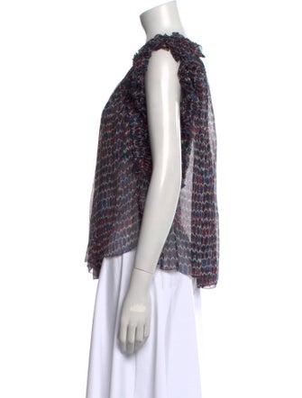 Isabel Marant Silk Printed Blouse