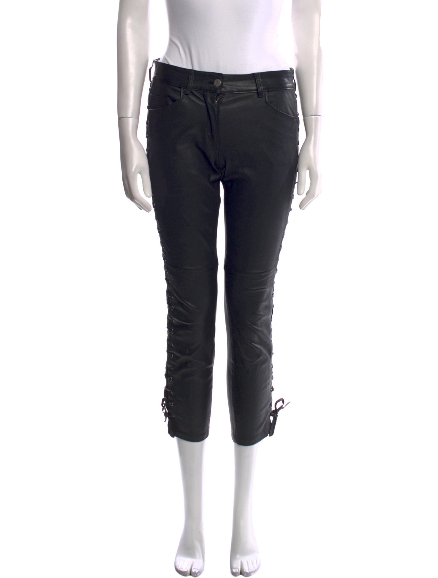 Isabel Marant Leather Skinny Leg Pants