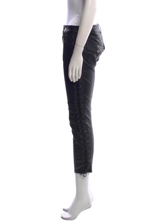 Isabel Marant Leather Skinny Leg Pants