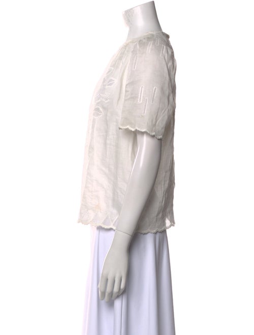 Isabel Marant Crew Neck Short Sleeve Blouse