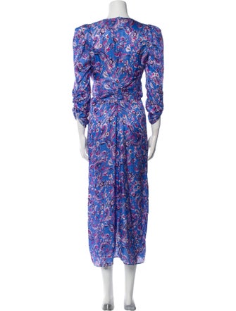 Isabel Marant Floral Print Long Dress