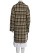 Isabel Marant Wool Plaid Print Coat