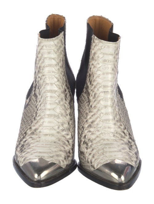 Isabel Marant Snakeskin Animal Print Boots