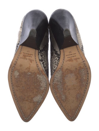 Isabel Marant Snakeskin Animal Print Boots