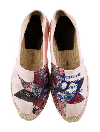 Isabel Marant Canvas Printed Espadrilles