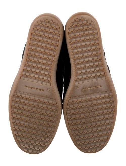 Isabel Marant Suede Scalloped Accent Lace-Up Boots