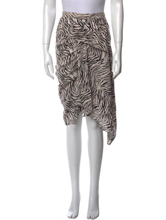 Isabel Marant Animal Print Knee-Length Skirt