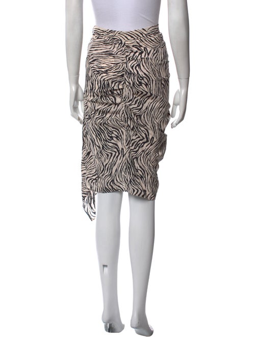 Isabel Marant Animal Print Knee-Length Skirt