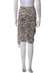 Isabel Marant Animal Print Knee-Length Skirt