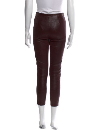Isabel Marant Lambskin Skinny Leg Pants