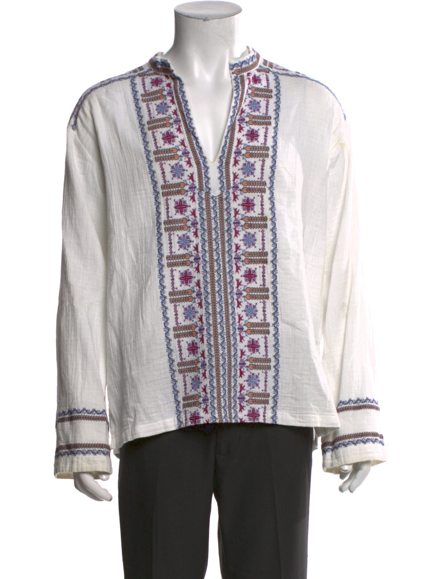 Isabel Marant Graphic Print Long Sleeve Shirt
