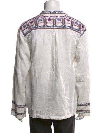 Isabel Marant Graphic Print Long Sleeve Shirt