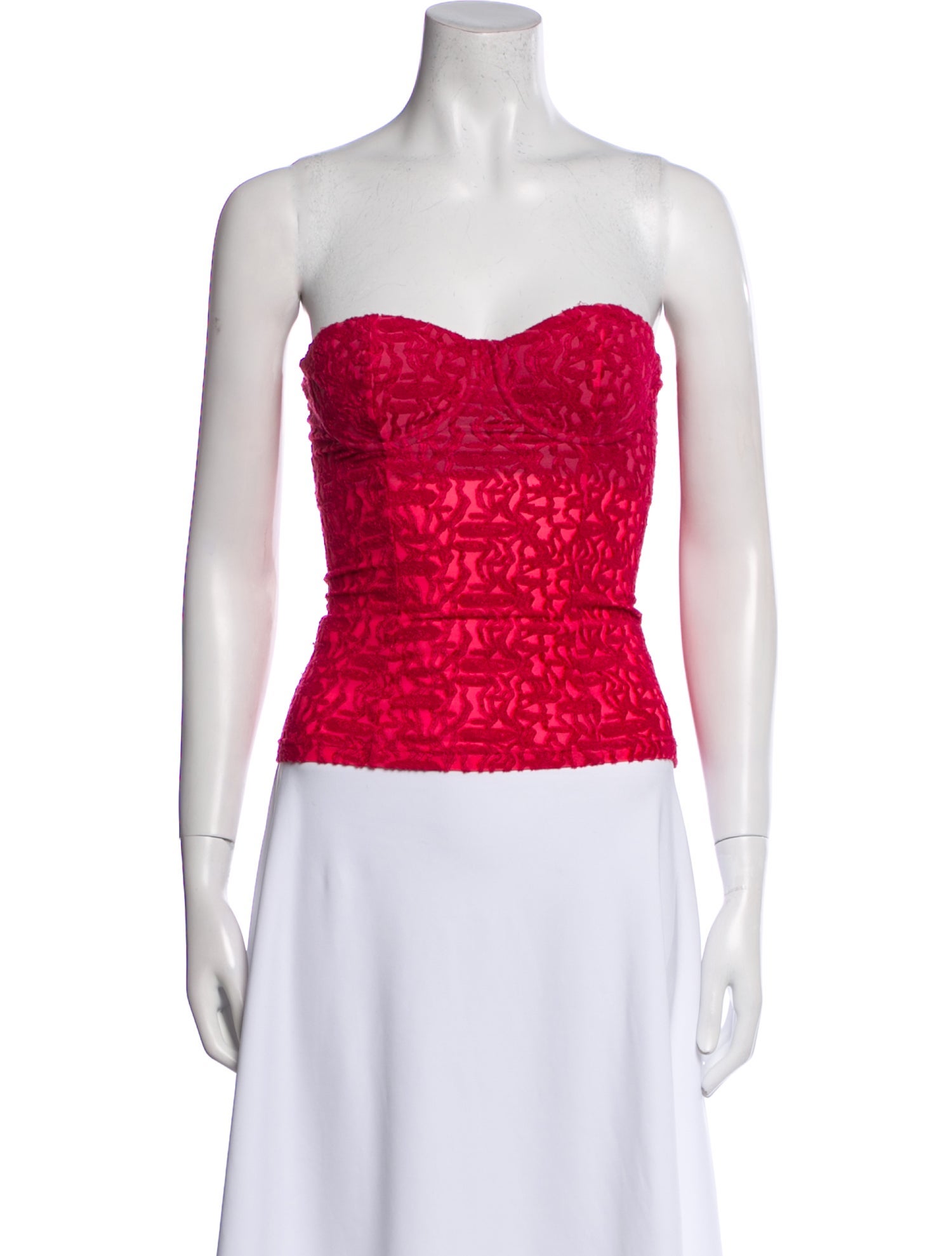 Isabel Marant Strapless Crop Top