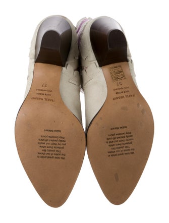 Isabel Marant Suede Printed Sock Boots