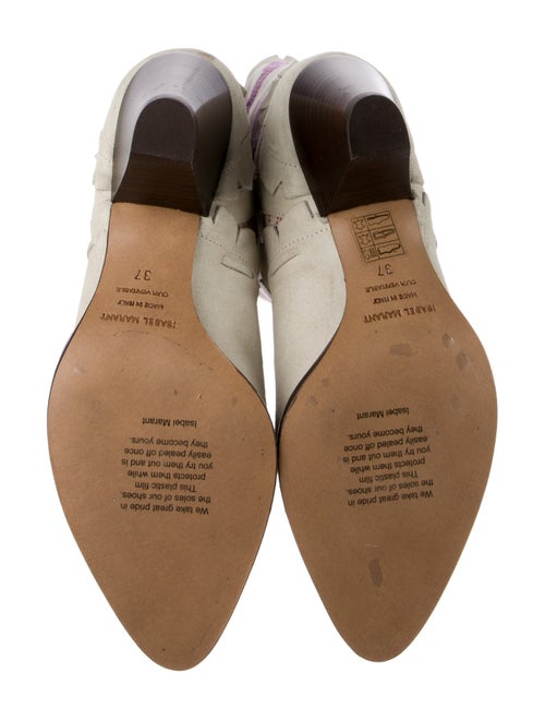 Isabel Marant Suede Printed Sock Boots