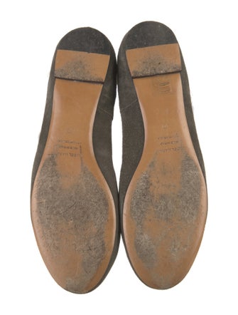 Isabel Marant Suede Animal Print D'Orsay Flats
