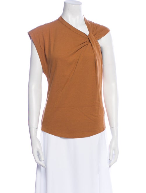 Isabel Marant One-Shoulder Short Sleeve Top