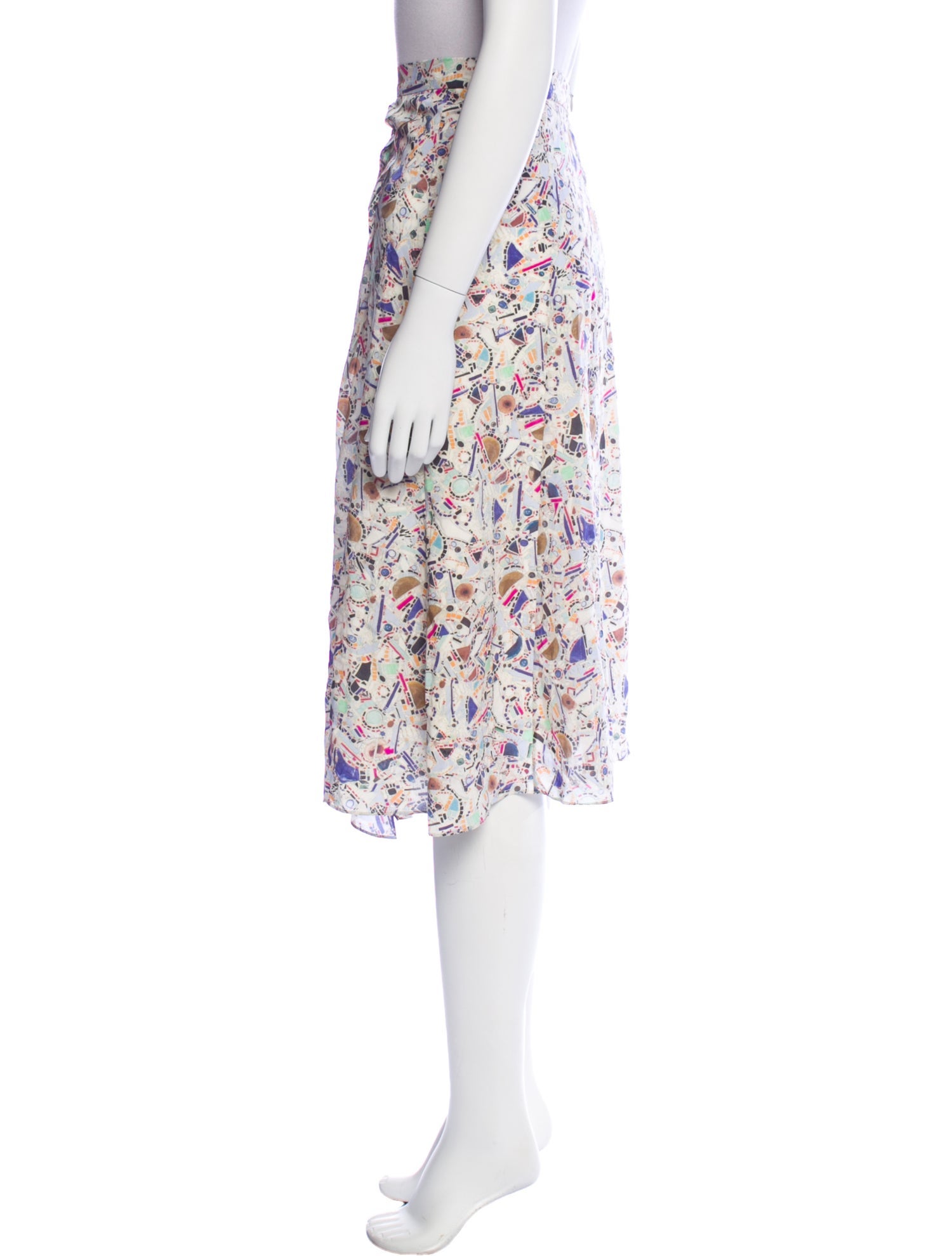 Isabel Marant Silk Knee-Length Skirt