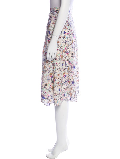 Isabel Marant Silk Knee-Length Skirt