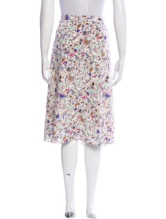 Isabel Marant Silk Knee-Length Skirt