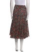 Isabel Marant Floral Print Midi Length Skirt
