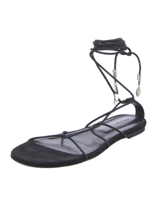 Isabel Marant Suede Beaded Accents Gladiator Sandals